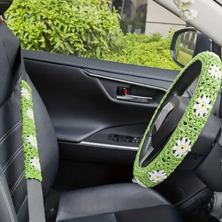 Crochet a Cozy and Custom Steering Wheel Cover